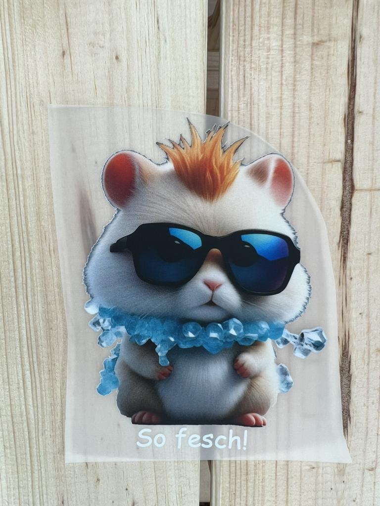 Bügelbild Hamster