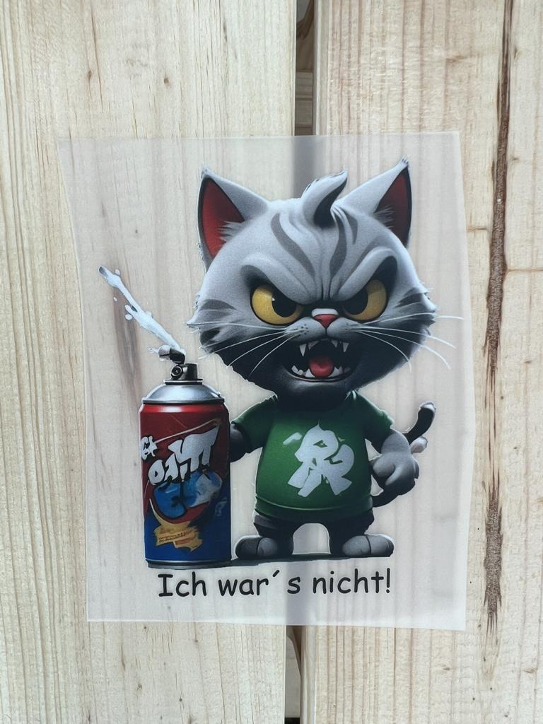 Bügelbild Katze